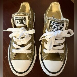 Converse Kids' Olive Green All Star Sneakers